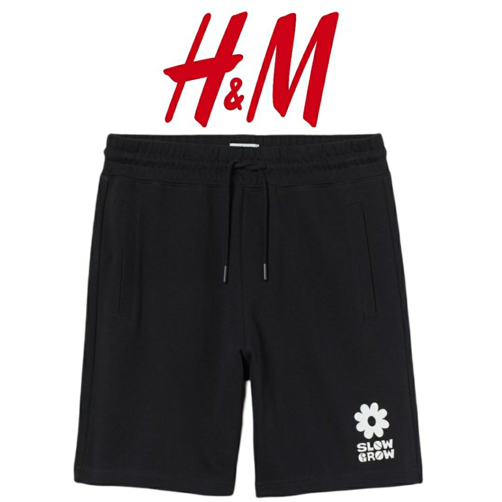 H&M Slow Grow Relaxed Fit Cotton Shorts